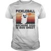 Ghost Pickleball Because 2020 Is Boo Sheet Vintage shirt