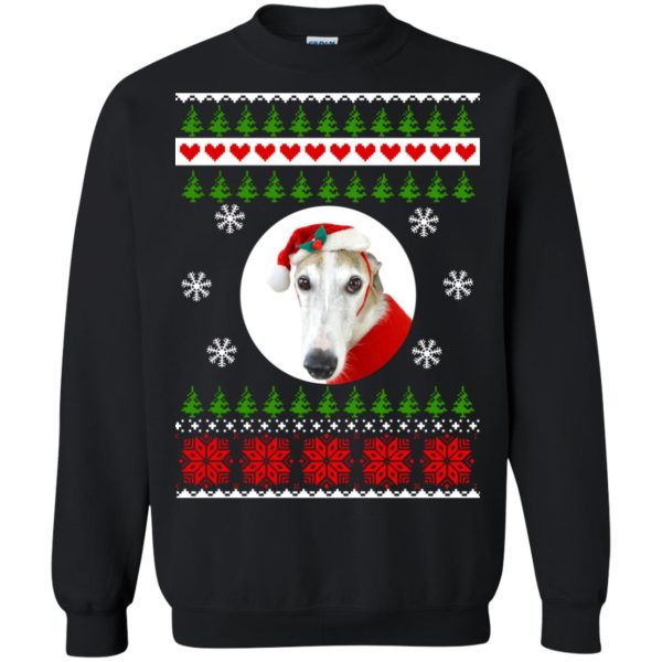 Greyhound dog Christmas sweater, hoodie, long sleeve, ladies tee