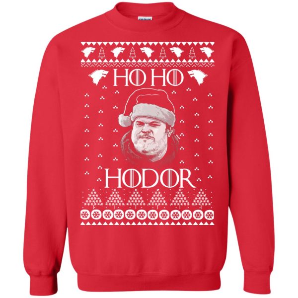 HO HO Hodor Christmas Sweatshirt,shirt, hoodie, long sleeve