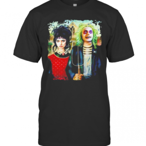 Halloween American Beetlejuice Gothic T-Shirt