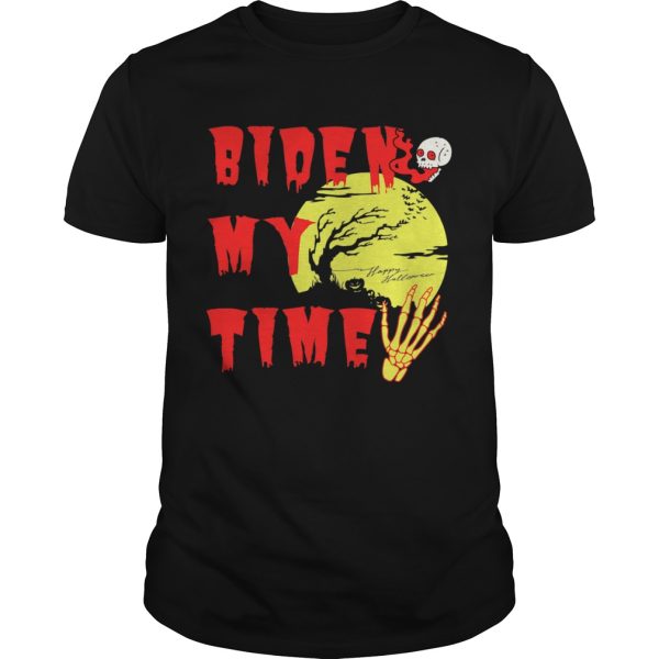 Halloween Biden Skull My Time shirt