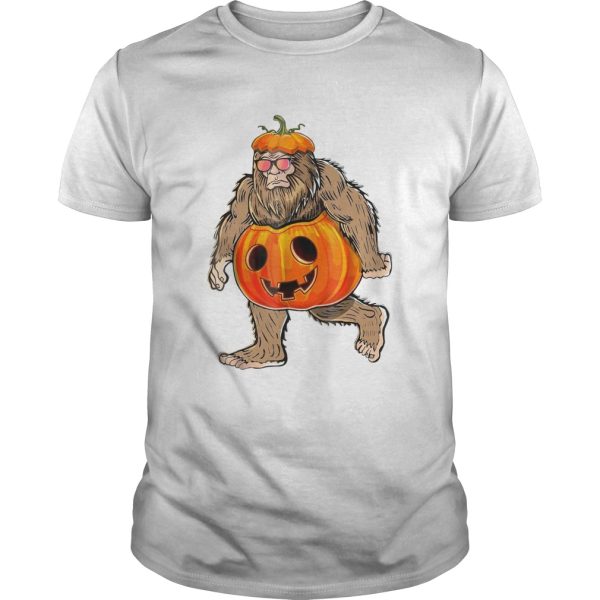 Halloween Bigfoot Pumpkin shirt