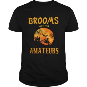 Halloween Brooms Are For Amateurs Motorcycle T-Shirt