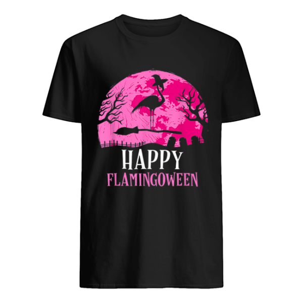 Halloween Flamingo Witch Happy Flamingoween Gift shirt
