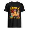 Halloween Golden Retriever Mom Dad HAPPY HOWL-O-WEEN Goldies shirt