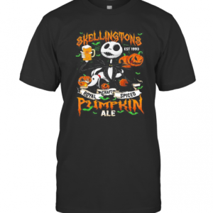 Halloween Jack Skellington Est 1993 Royal Craft Spiced Pumpkin Ale T-Shirt