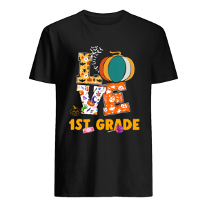 Halloween Love 1St Grade Teacher Gift T-Shirt