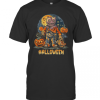 Halloween Night And Pumpkins Artwork Premium T-Shirt