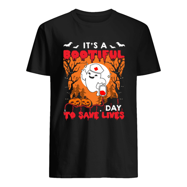 Halloween Nurse It’s A Bootiful Day To Save Lives T-Shirt