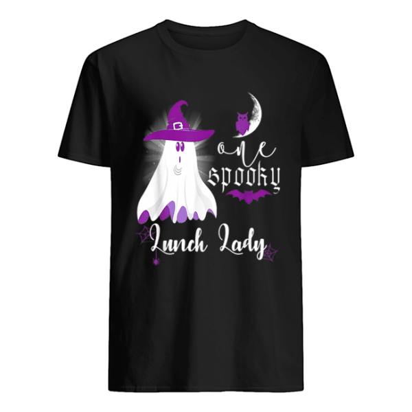 Halloween One Spooky Lunch Lady Cute Ghost Witch Costume shirt