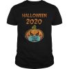 Halloween Pumpkin Stay 6 Feet Away Face Mask shirt