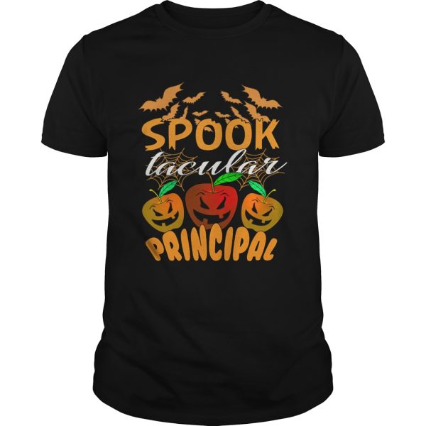 Halloween Spook Tacular Principal Teacher Gift T-Shirt