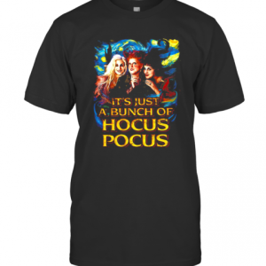 Halloween Starry Night It’S Just A Bunch Of Hocus Pocus T-Shirt