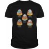 Halloween Teacher life 2020 Candy corn wearing mask shirt