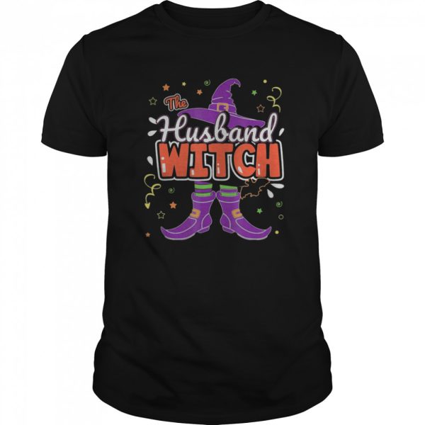 Halloween The Husband Witch Family Matching Funny Group Men shirt