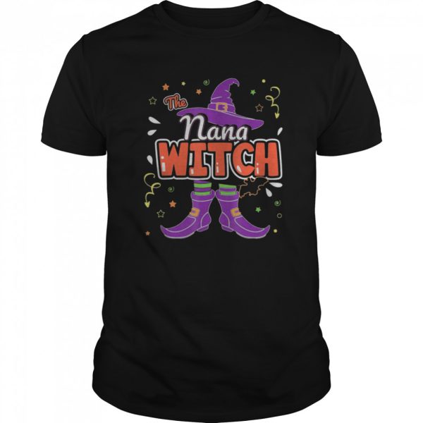 Halloween The Nana Witch Family Matching Funny Group Women shirt