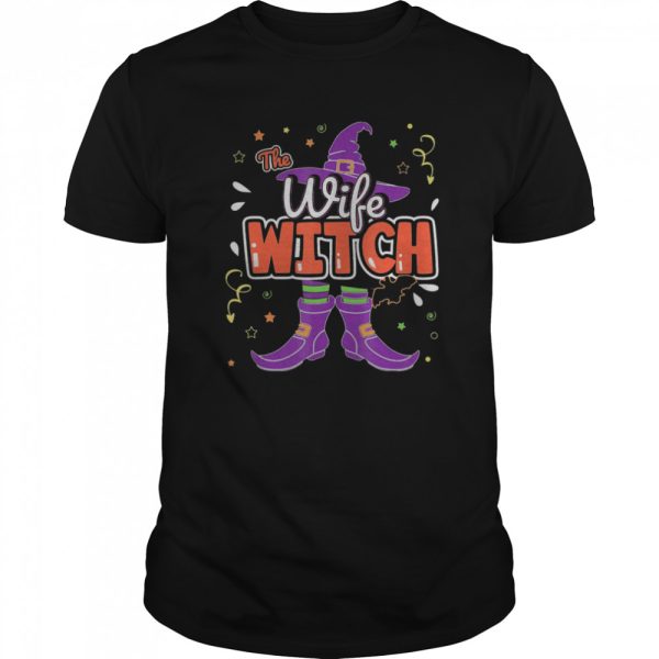 Halloween The Wife Witch Family Matching Funny Group Women shirt