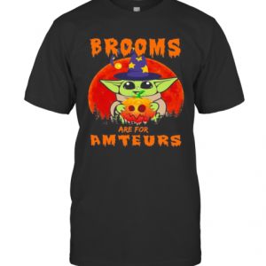 Halloween Witch Brooms Are For Amateurs Sunset T-Shirt
