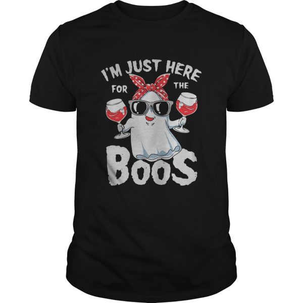 Halloween im just here for the boos shirt