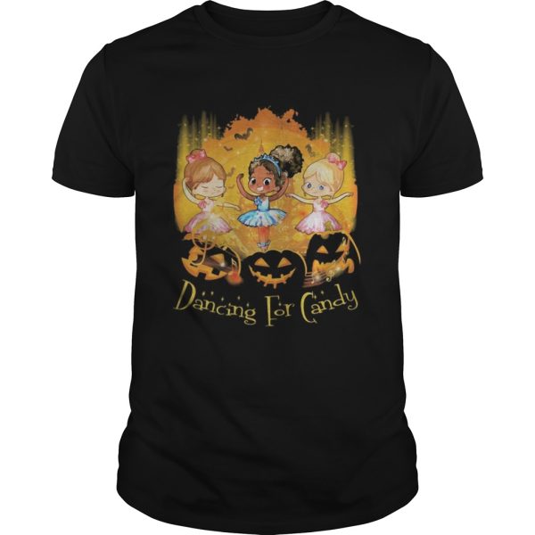 Halloween princess dancing for candy pumpkins shirt