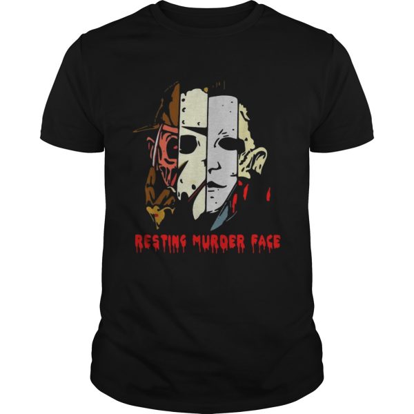 Halloween resting murder face shirt