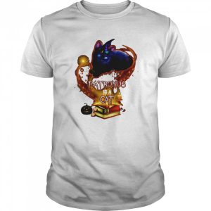 Halloween witch patronus is black cat shirt