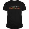 HallowineHalloween Wine cemetery shirt