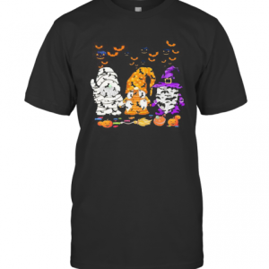 Happy Halloween Gnomes Witch Pumpkins T-Shirt