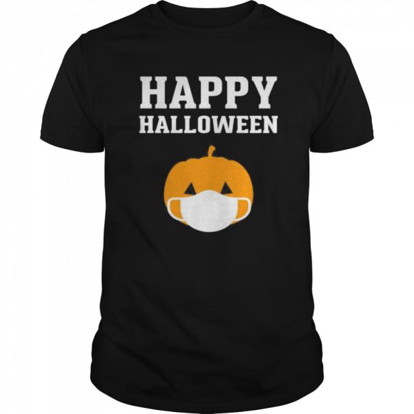 Happy Halloween QuarantineLockdown 2020 Pumpkin Face Mask shirt