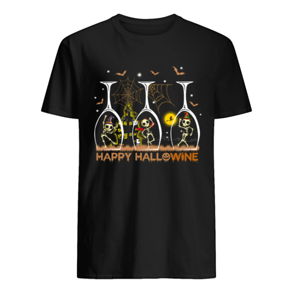 Happy Hallowine Funny Wine T-Shirt