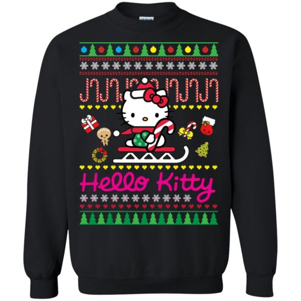 Hello kitty Christmas sweater, hoodie, long sleeve, ladies tee