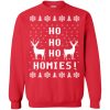 Ho Ho Ho Homies Christmas sweater, shirt, hoodie, long sleeve
