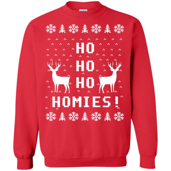 Ho Ho Ho Homies Christmas sweater, shirt, hoodie, long sleeve