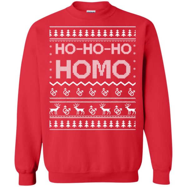 Ho Ho Ho Homo Christmas sweatshirt, shirt, hoodie, long sleeve