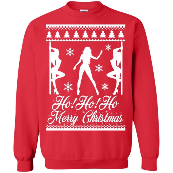 Ho Ho Ho Strippers X Mas ugly sweatshirt, hoodie, long sleeve