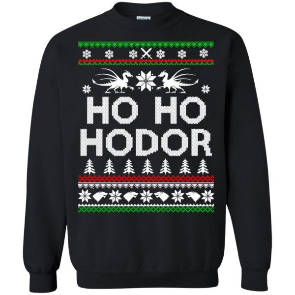 Ho Ho Hodor Christmas sweater, hoodie, long sleeve