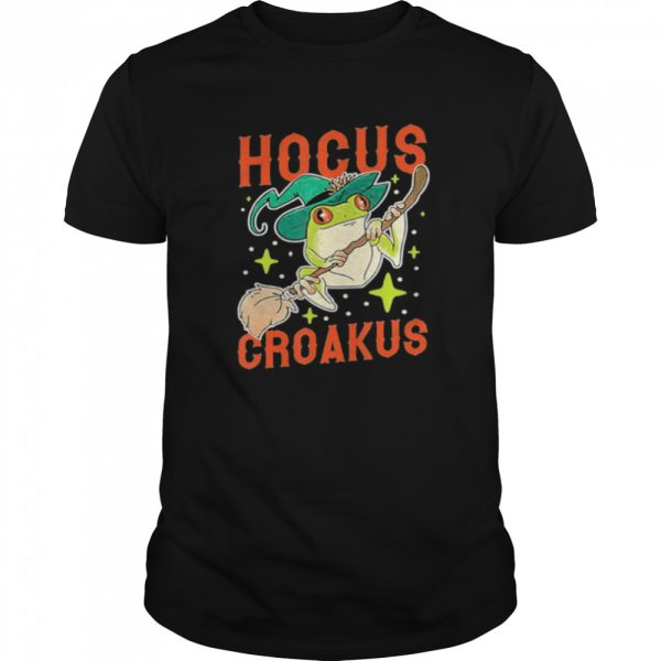 Hocus Croakus Frog Witch Halloween shirt