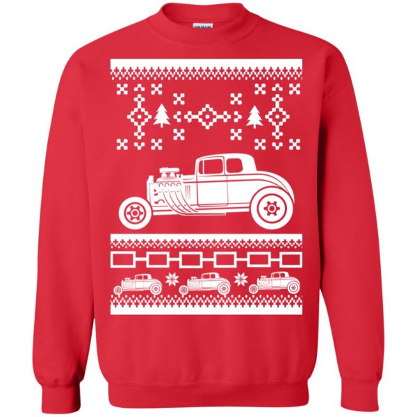 Hot Rod Ugly Christmas Sweater, hoodie, long sleeve, ladies tee