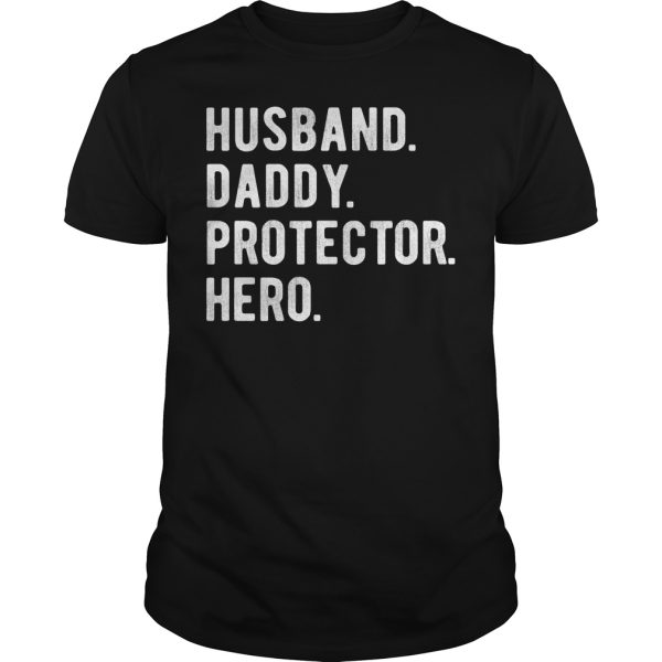 Husband daddy protector hero shirt, hoodie, long sleeve