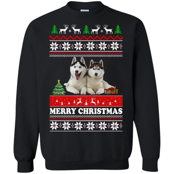 Husky Christmas Sweater. shirt, hoodie, long sleeve