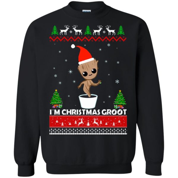 I’m Christmas groot ugly sweatshirt, shirt, hoodie, long sleeve