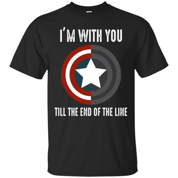 I’m with you till the end of the line shirt, hoodie, long sleeve