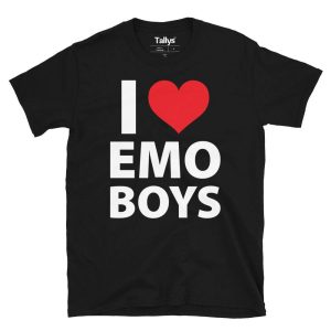 I Love Emo Boys T-Shirt I Love Emo Boys T-Shirt