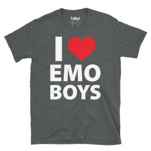 I Love Emo Boys T Shirt 3