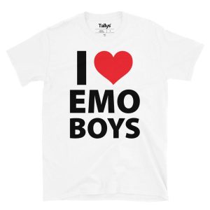 I Love Emo Boys T Shirt 4