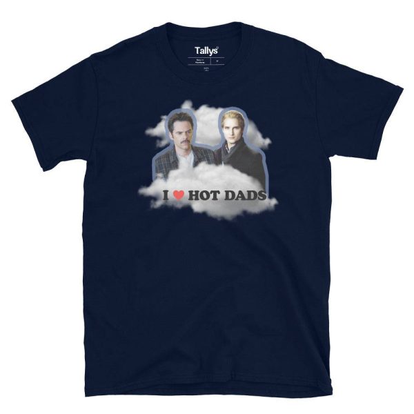 I Love Hot Dads Charlie Swan And Carlisle Cullen T-Shirt