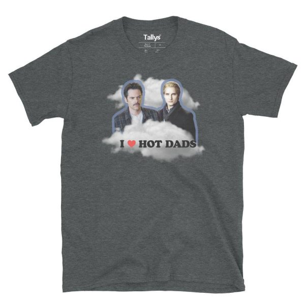 I Love Hot Dads Charlie Swan And Carlisle Cullen T-Shirt