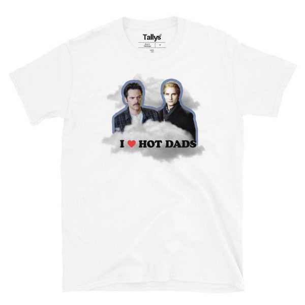 I Love Hot Dads Charlie Swan And Carlisle Cullen T-Shirt