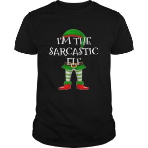 I The Sarcastic Elf Matching Family Christmas design shirt