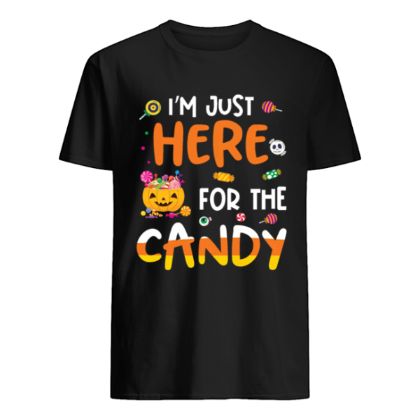 I am Just Here For The Candy Halloween T shirt Men’s T-Shirt